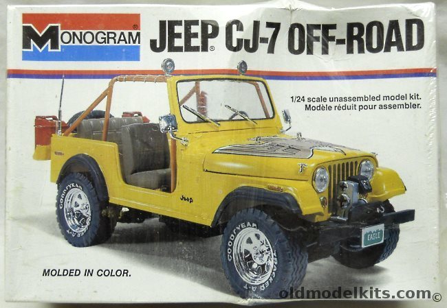 Monogram 1/24 Jeep CJ-7 Off-Road, 2231 plastic model kit